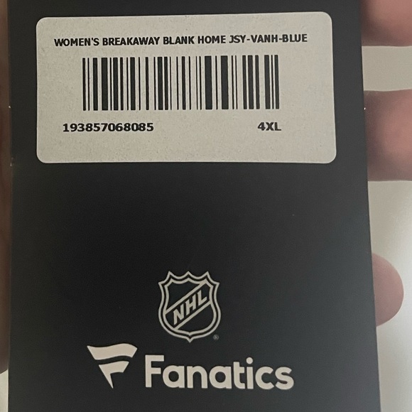 Women’s Vancouver Canucks Branded Blue Breakaway Jersey (BO HORVAT #53) - Picture 4 of 4